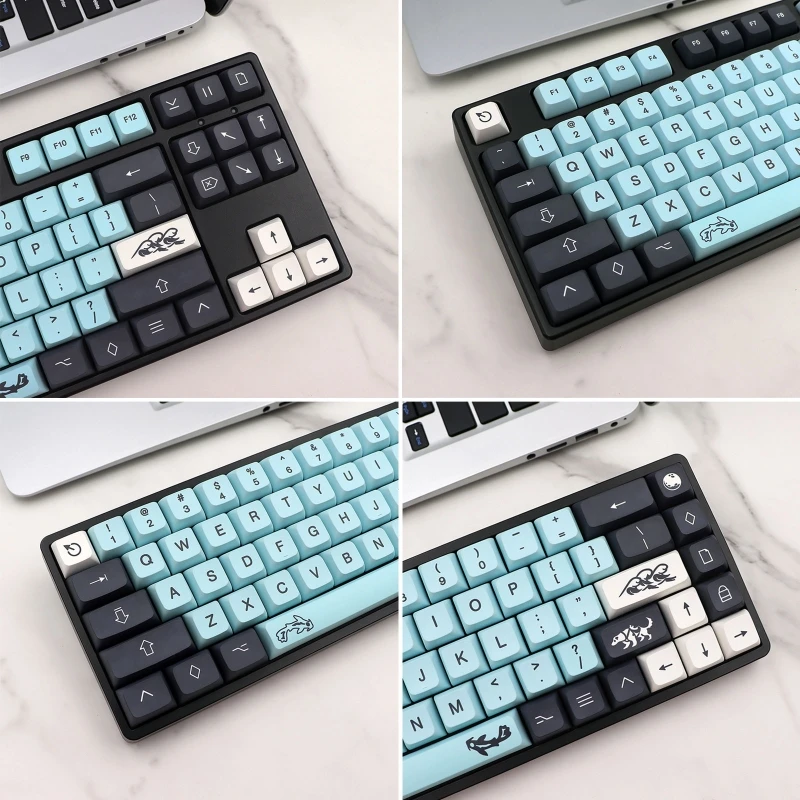 Imagem -05 - Teclas Mizu Keycaps Pbt Xda Perfil para Dz60 Rk61 64 Gk61 68 75 84 980 104 Faça Você Mesmo Envio Direto 132