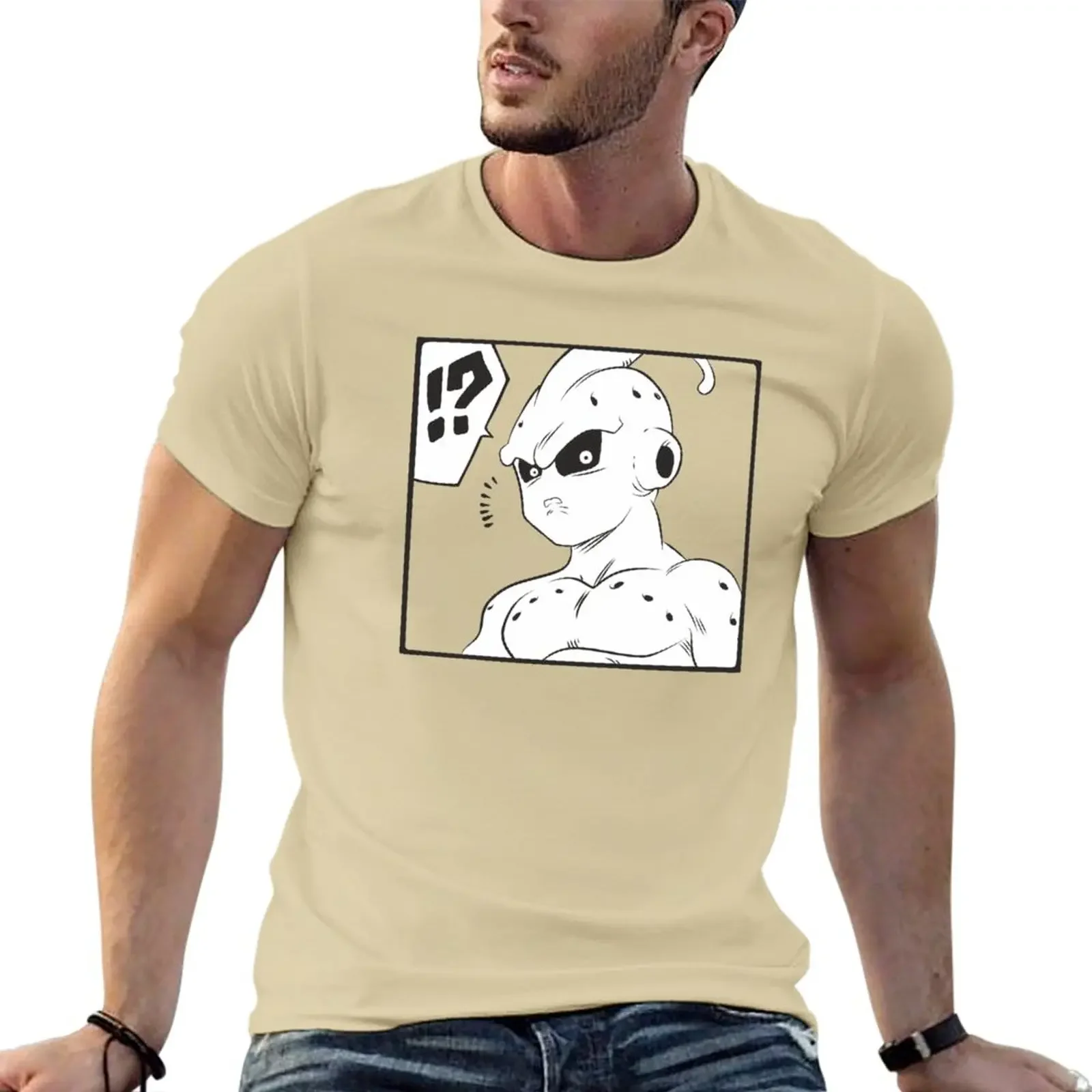 Summer Clothes Tee Shirt Graphics Men Clothes Kid Buu Manga Style T-Shirt Oversized Men Clothing Harajuku Funny Cotton New Top image 4
