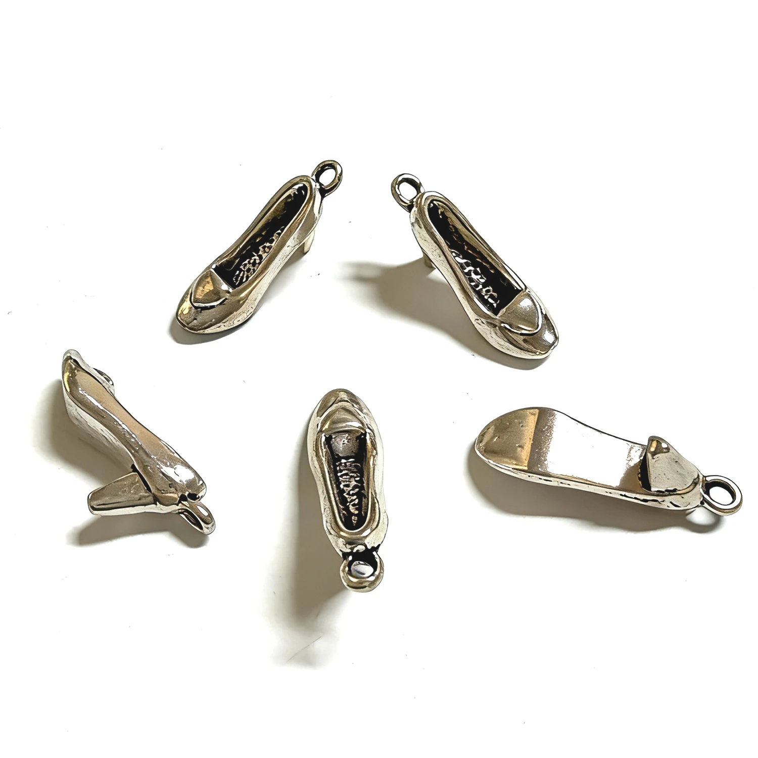 10PCS 22x8.6mm High Heels Charms H3808