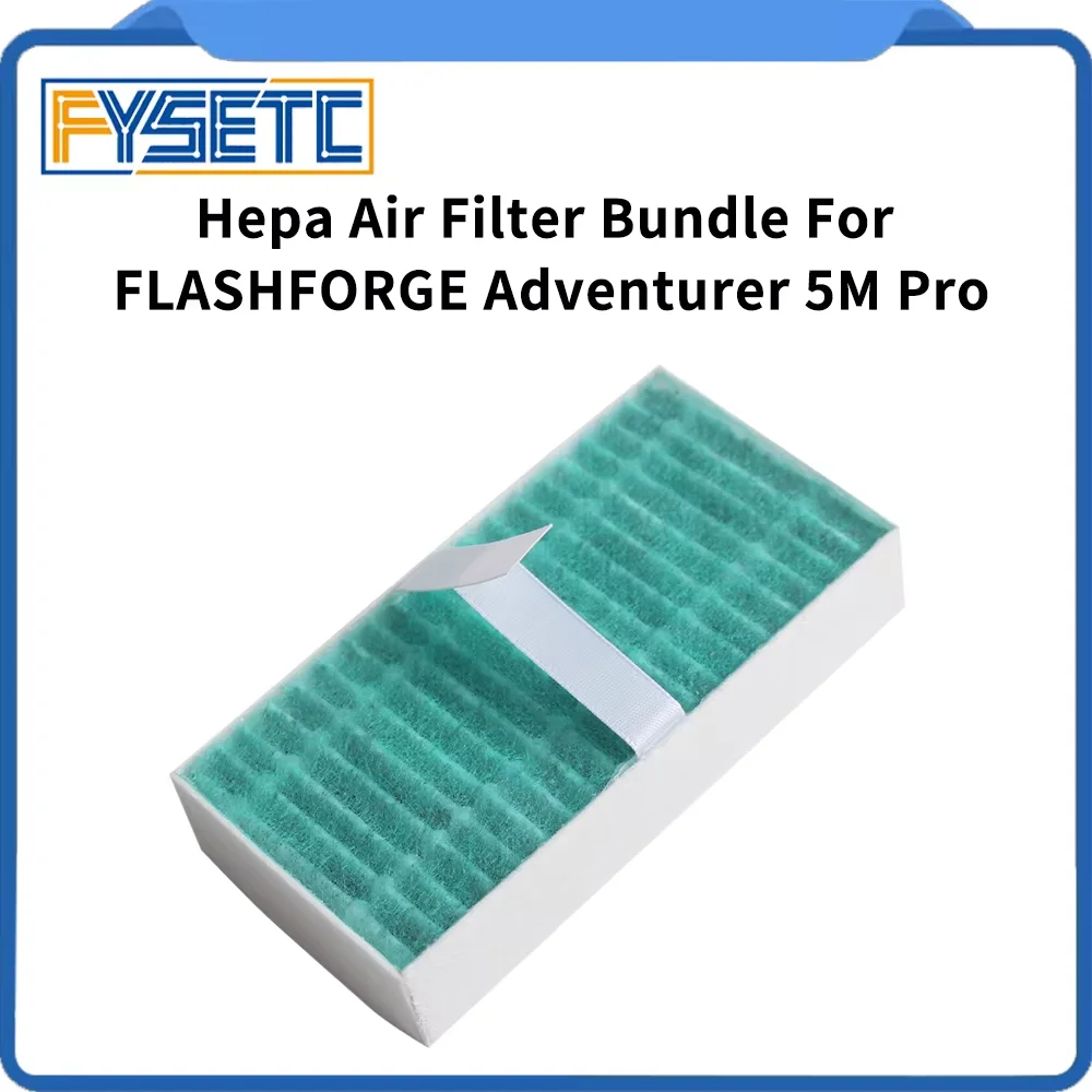 

Для FLASHFORGE Adventurer 5M Pro Комплект воздушного фильтра Hepa Комплект воздушного фильтра Hepa Детали 3D-принтера для Adventurer 5M