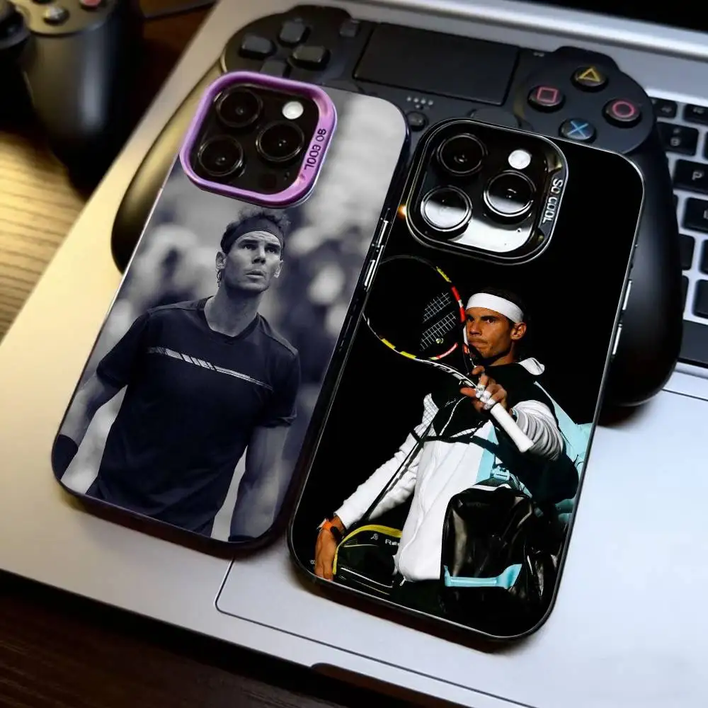 

Rafael Nadal Phone Case For iPhone 17,16,15,14,13,12,11 Plus,Pro Max,XS,Colorful Silver Phone case Funda Cover