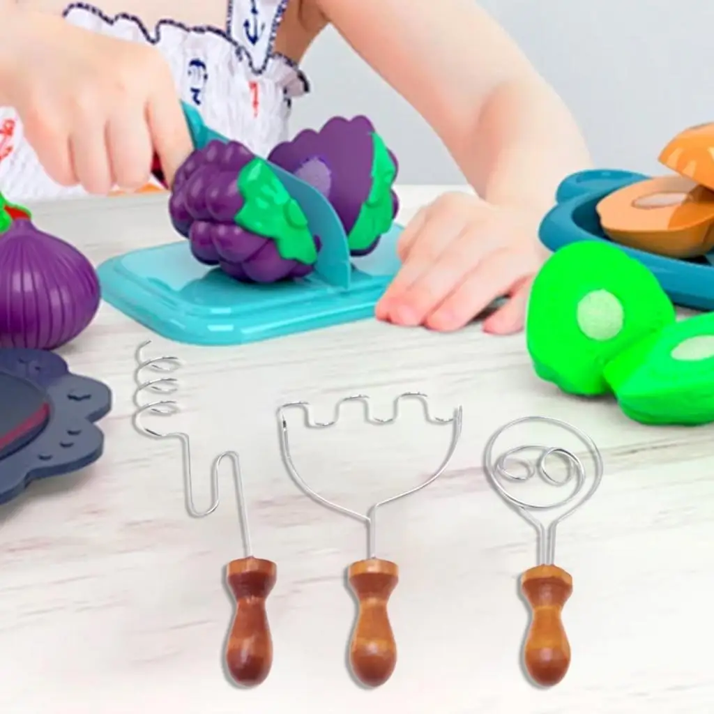 3x casa de bonecas cozimento batendo ferramentas de mistura 1:12 suprimentos batedor em miniatura