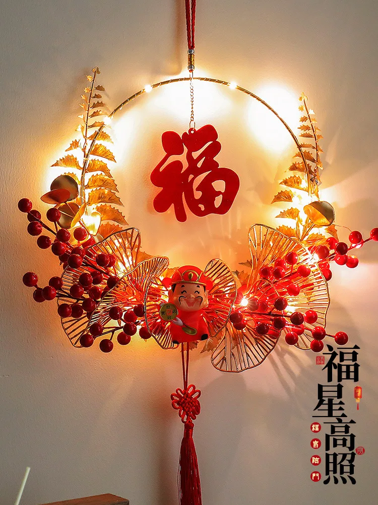 

New Year's Fu-character door hanging decorative garland pendant housewarming decorations for housewarming