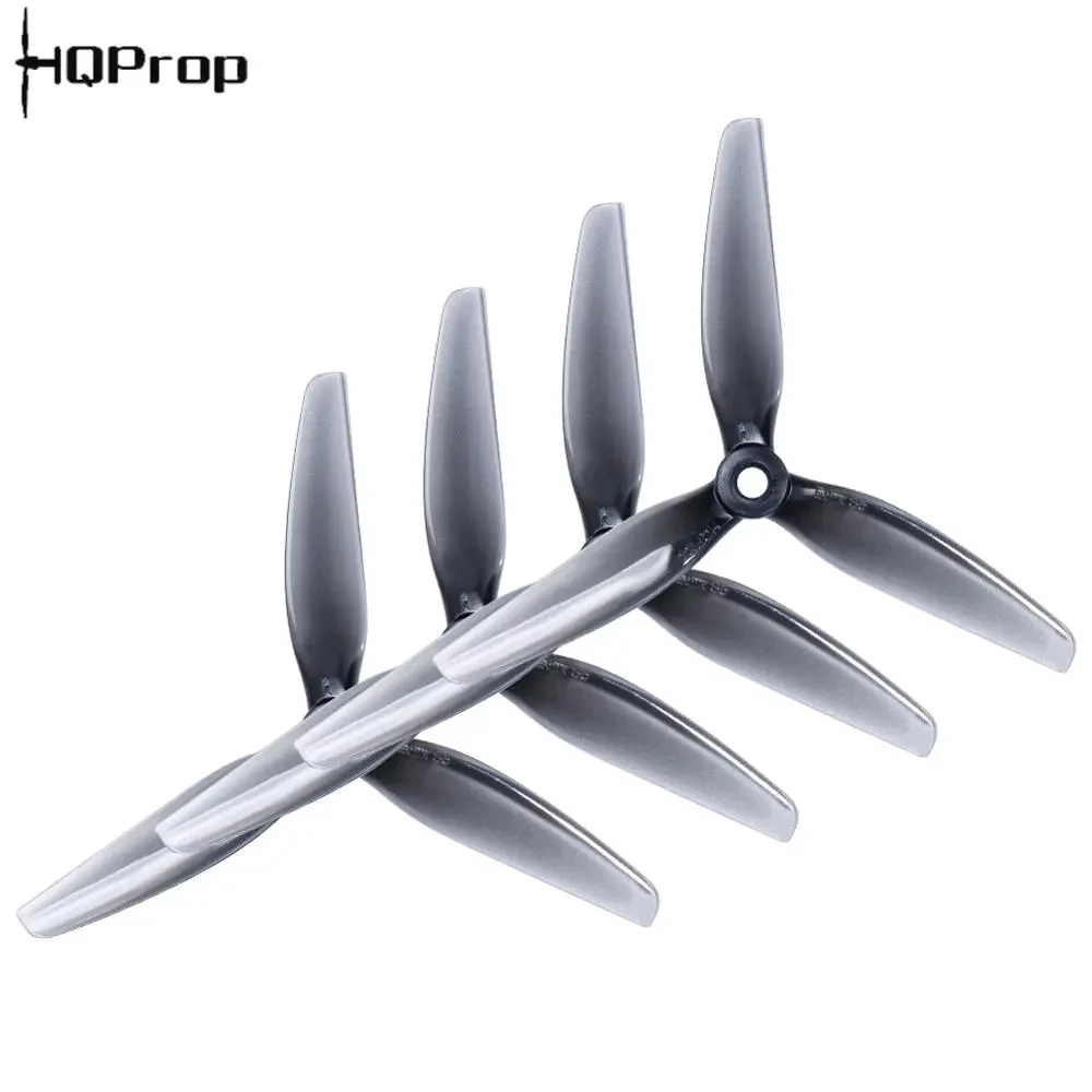 6 Paar Hqprop Ethix S5 Licht Grijs Polycarbonaat Rekwisieten Propellers Drone Prop (6cw 6ccw