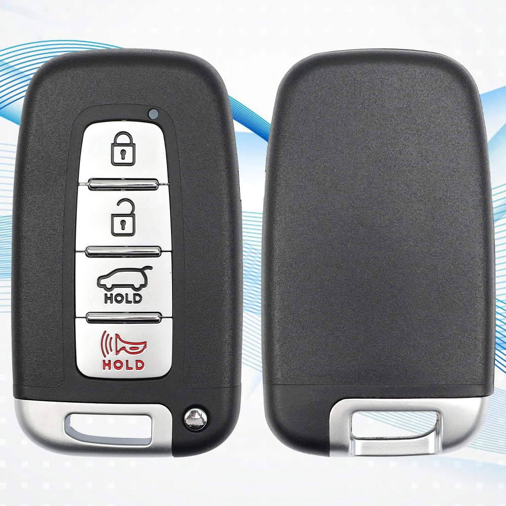 LIXIANG Reomote Control Car Key Shell 3/4 Button ForHyundai I30 I45 Ix35 Genesis Equus Veloster Tucson Sonata Elantra SY5HMFNA04