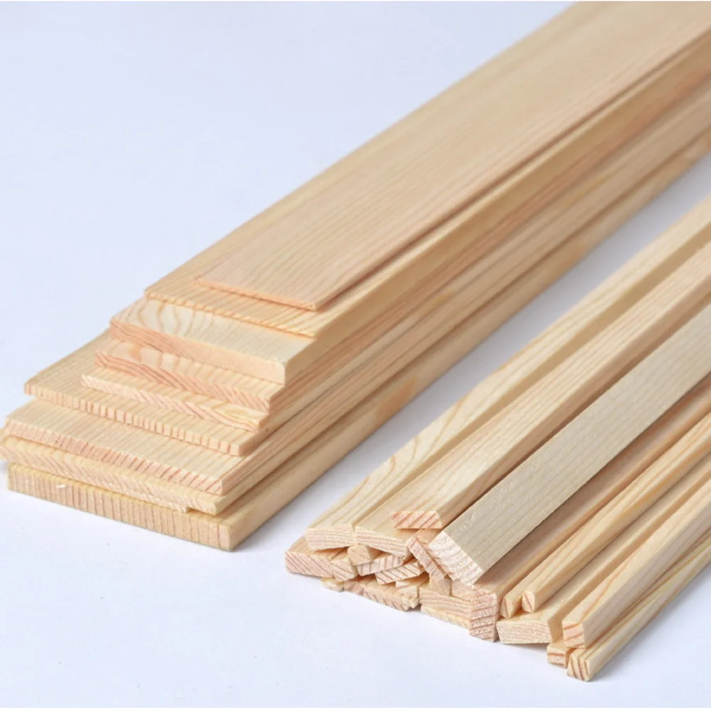 Rebanadas/hojas/paneles de madera de pino personalizadas, 5 mm/6 mm de grosor, pino escocés siberianos para manualidades, modelos, fabricación de modelos, muebles