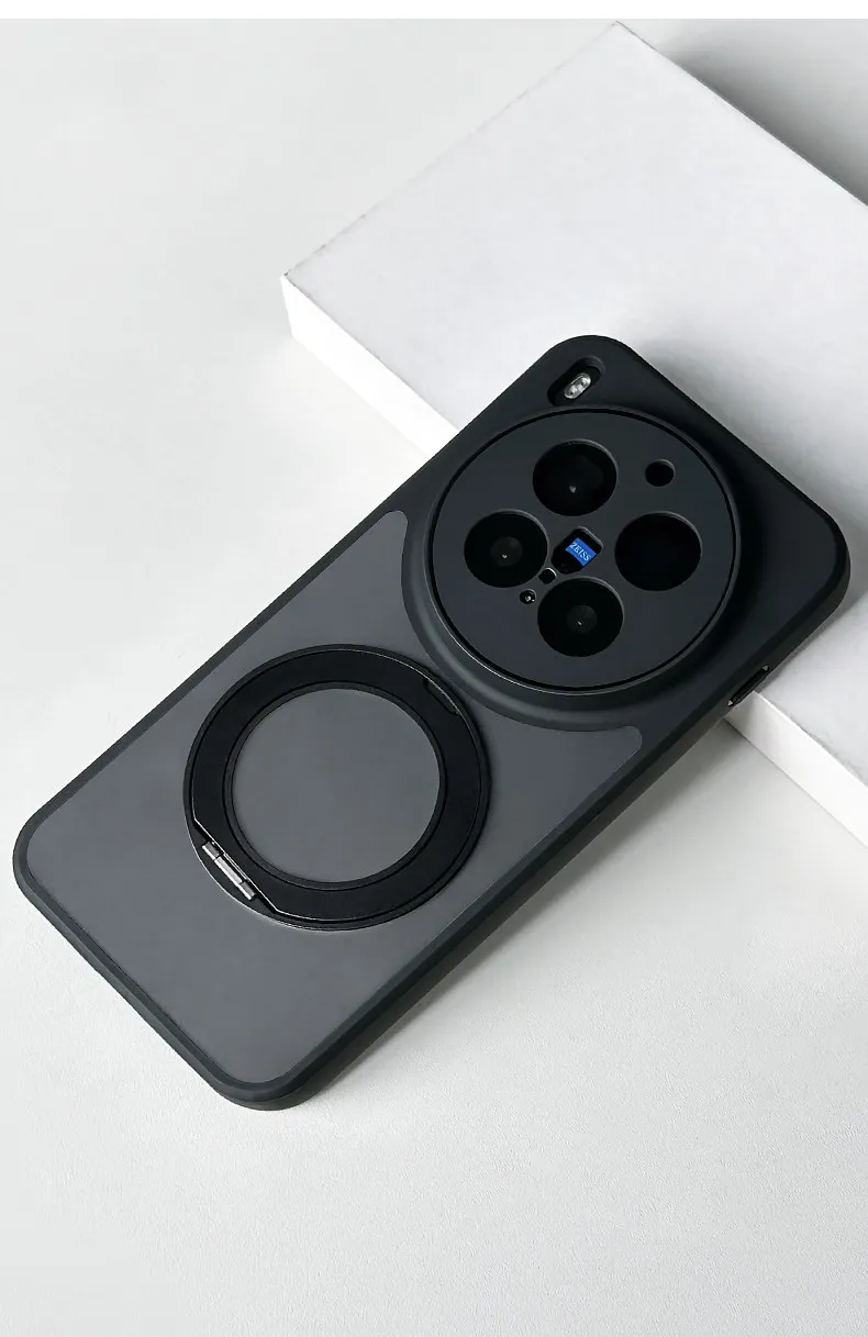 Etui na VIVO X300 Ultra X300 Pro Nowe Matowe Przezroczyste Magnetyczne Etui z Podstawką PC do VIVO X300S z Obsługą Bezprzewodowego Ładowania Funda — zdjęcie produktu 6