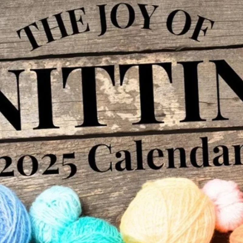 

Selling Individuality Creative New Portable Funny Knitting Calendar 2025 Knitting Calendar