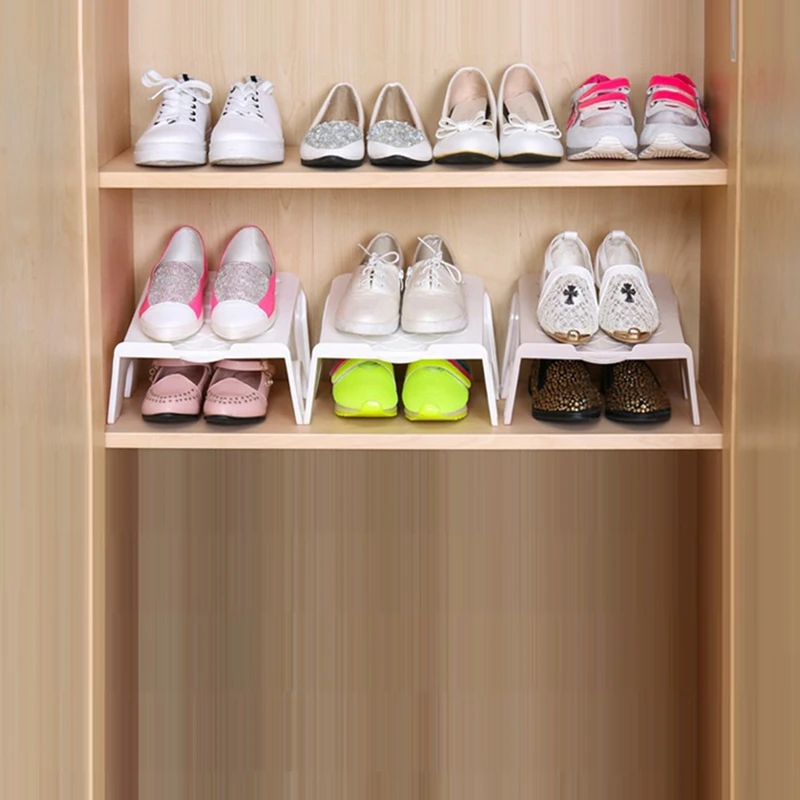 Small Shoe Rack Plastic Shoe Organizer Bathroom Slippers & Shoes Plastic Shoes For Storage & Storage Small Shoe Rack