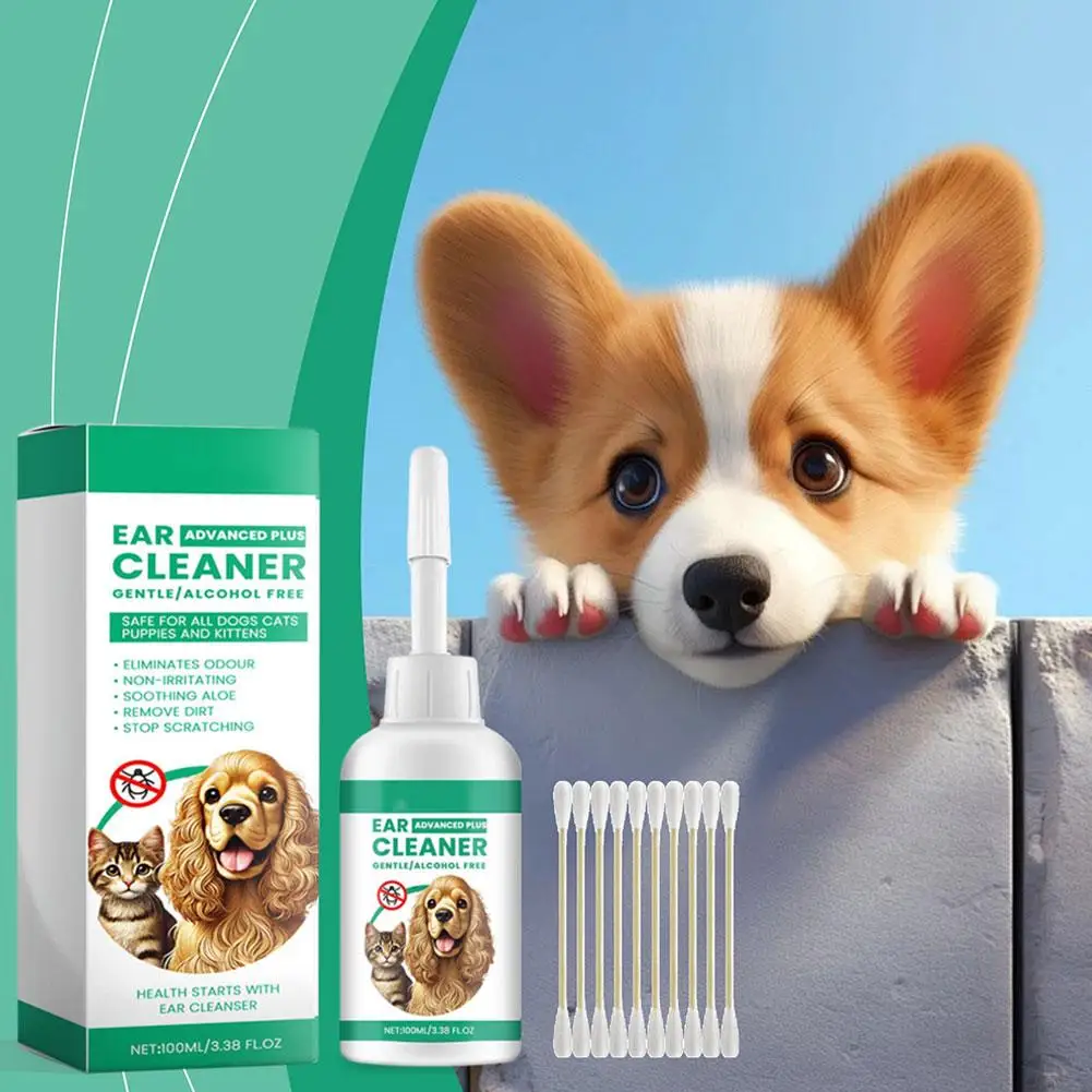 Dogs Earmite Oil Ear Mitetreatment For Dogs And Cats Pet Ear Canals Cats Earmite Pet Ear Cleaners Pet Ear Wash M7u1