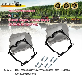 Tampa da válvula com junta apto para Outlander, Renegade, COMMANDER, Maverick 330/400, 650, 800, 1000, número da peça 420610393, 420630260, 2 conjunto