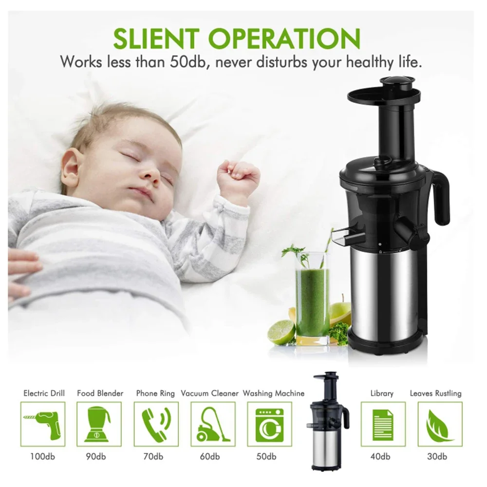 draagbare nama J2 slow juicer oranje machine met BPA-vrij