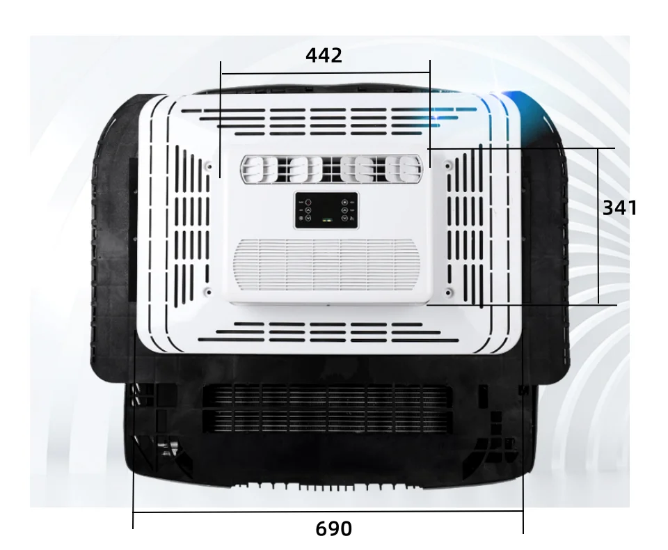 ユニバーサルトラックエアコン,24v,12v,dc,ac,ダブルファン,12v,rvパーキングクーラー,電気回収