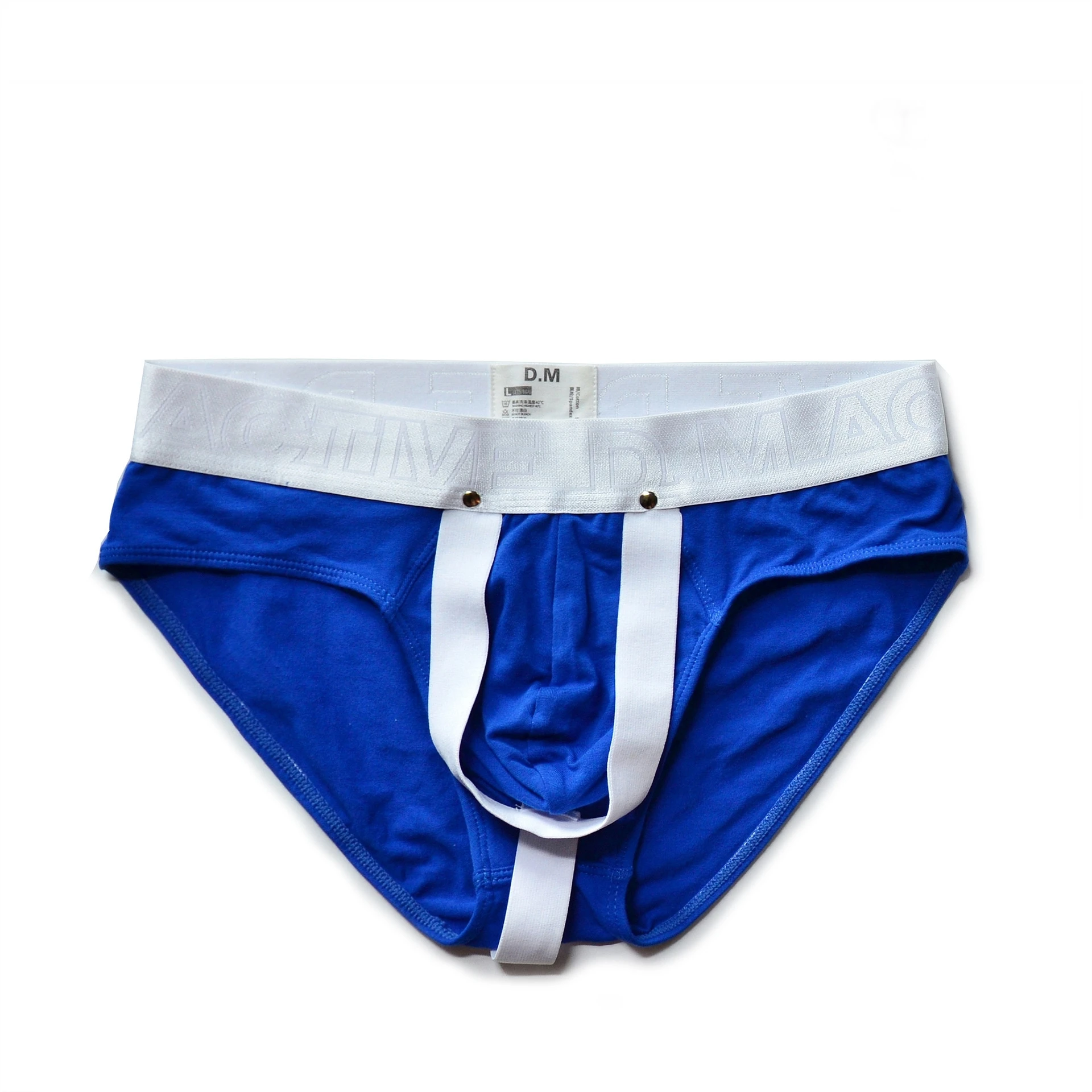 

Men's Panties Convex Suspenders Design Briefs Solid Color Bright Edge Simple Sexy Cotton Comfortable Panties