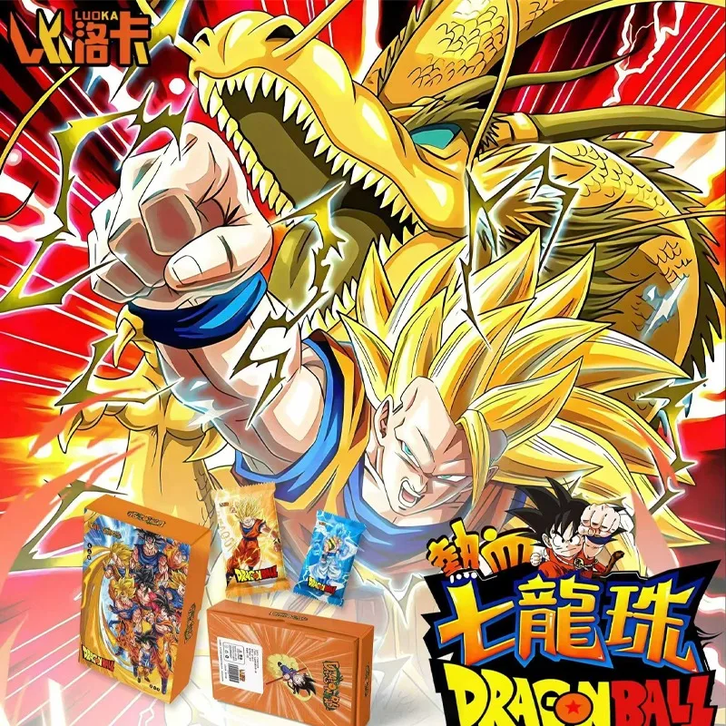 Dragon Ball Cartões Colecionáveis Personagem de Anime Son Goku Super Saiyan SSP Cartão Precioso Anime Periférico Presentes Brinquedos