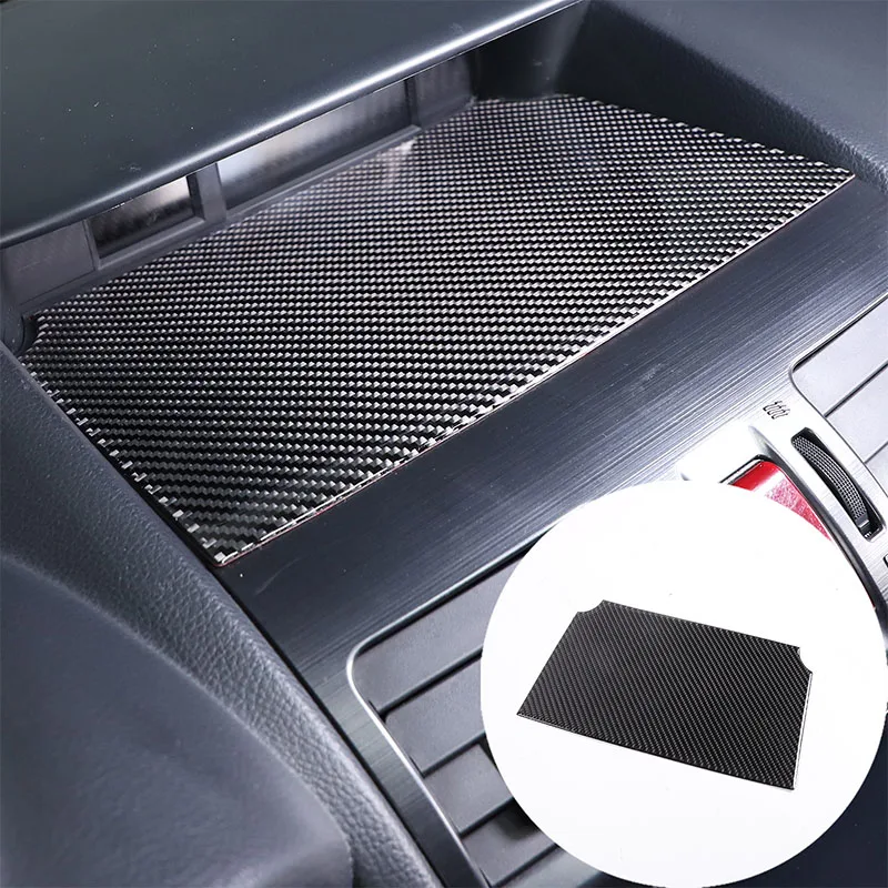 For Subaru Forester 2013-18 Soft Carbon Fiber Center Console Storage Tank Panel Anti-slip Dashboard Mat Car Interior Accessories