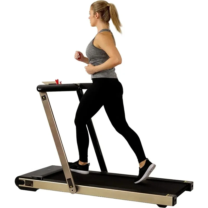 Slim Flat Folding Treadmill, Motorized with Low Profile, Speakers & Space Saving Exercise Equipment  Treadmill  Walking Machine