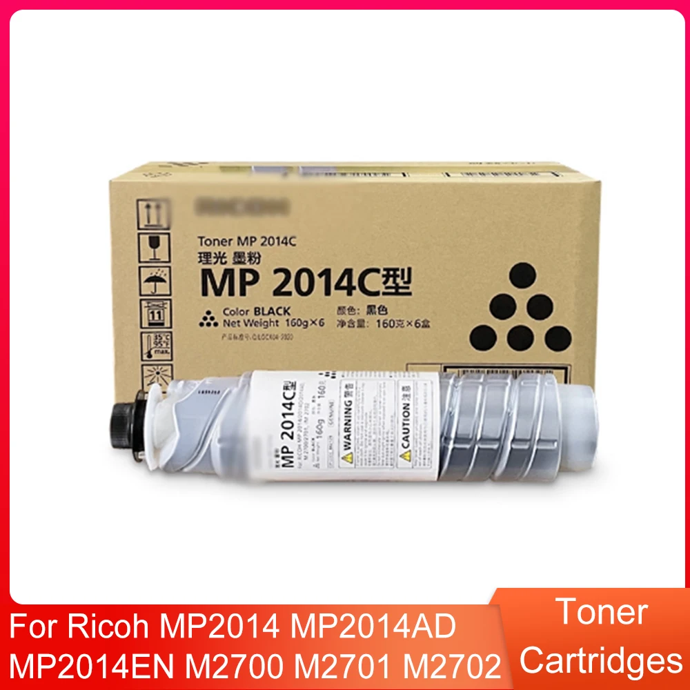 

1 Box Of 6 Original Toner Cartridges for Ricoh MP2014 MP2014AD MP2014EN M2700 M2701 M2702