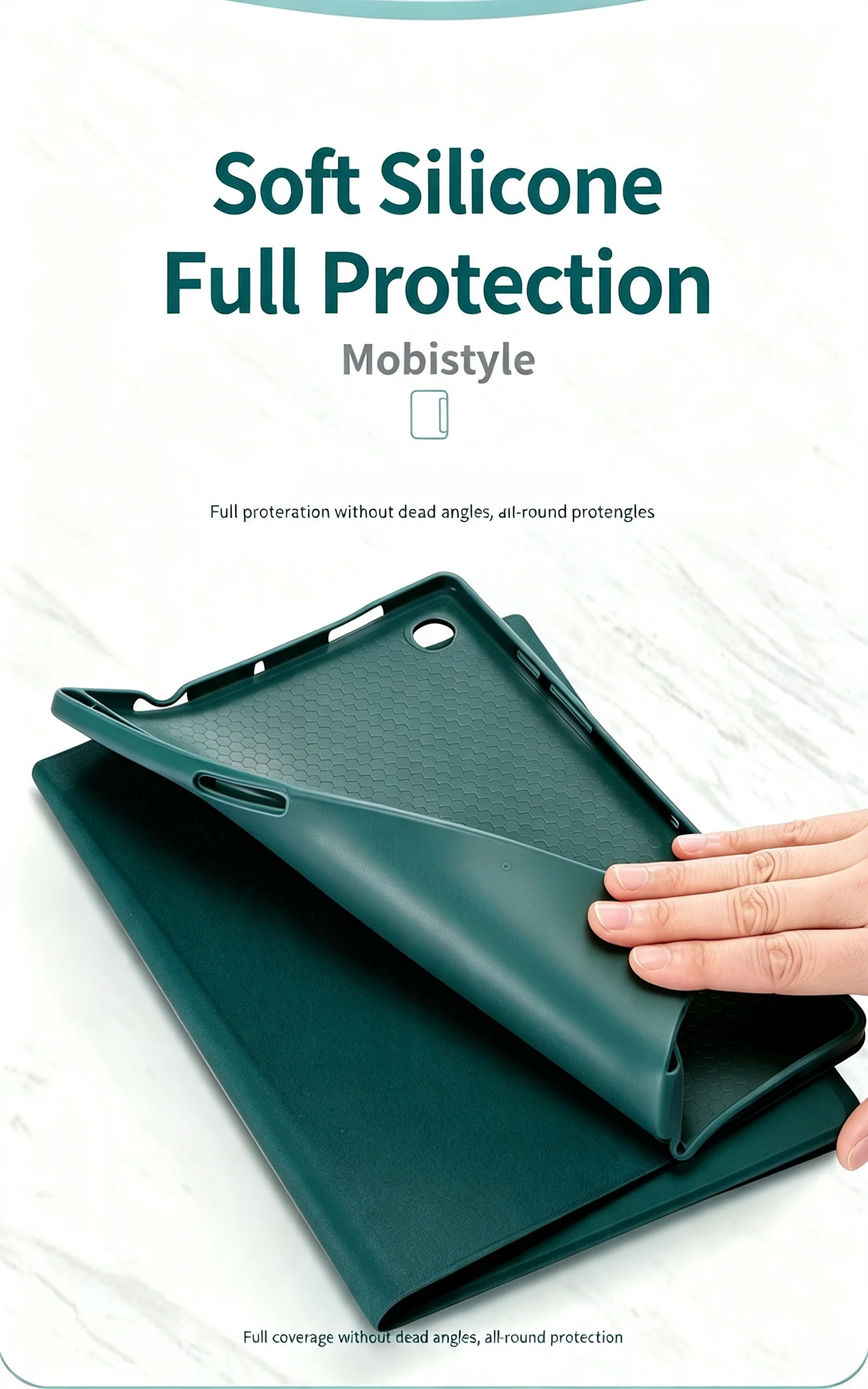 Bluetooth Keyboard Case&Cover for Samsung Tab S11 A11+ A9+ S6lite S10lite S9FE A8 X200 10.5inch