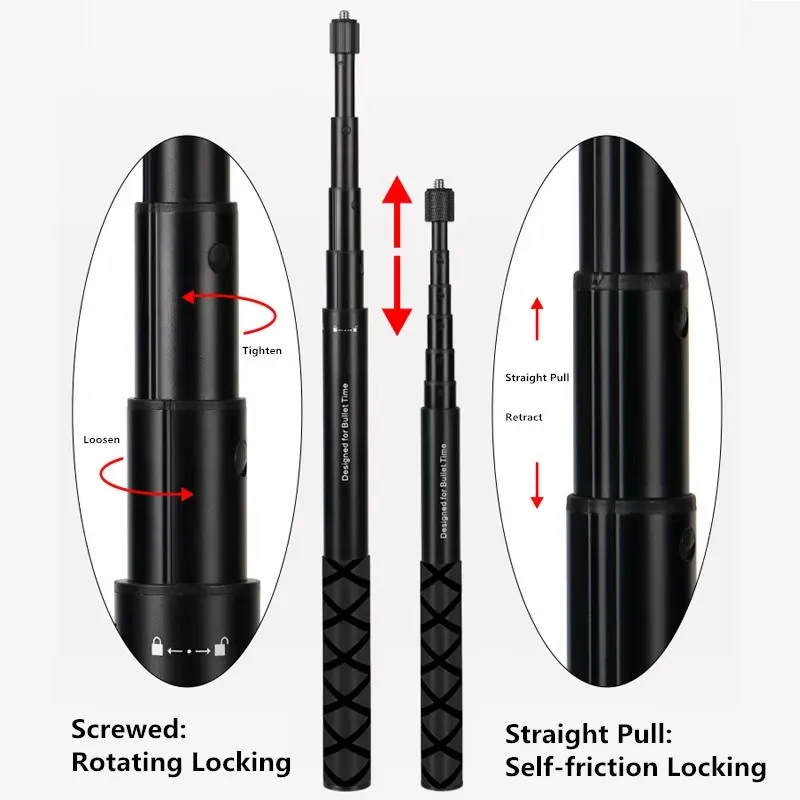 For Insta360 X5 X4 Invisible Selfie Stick Bullet Time Bundle Handle for Insta360 X4 Ace Pro 2 GoPro Panoramic Camera Accessories