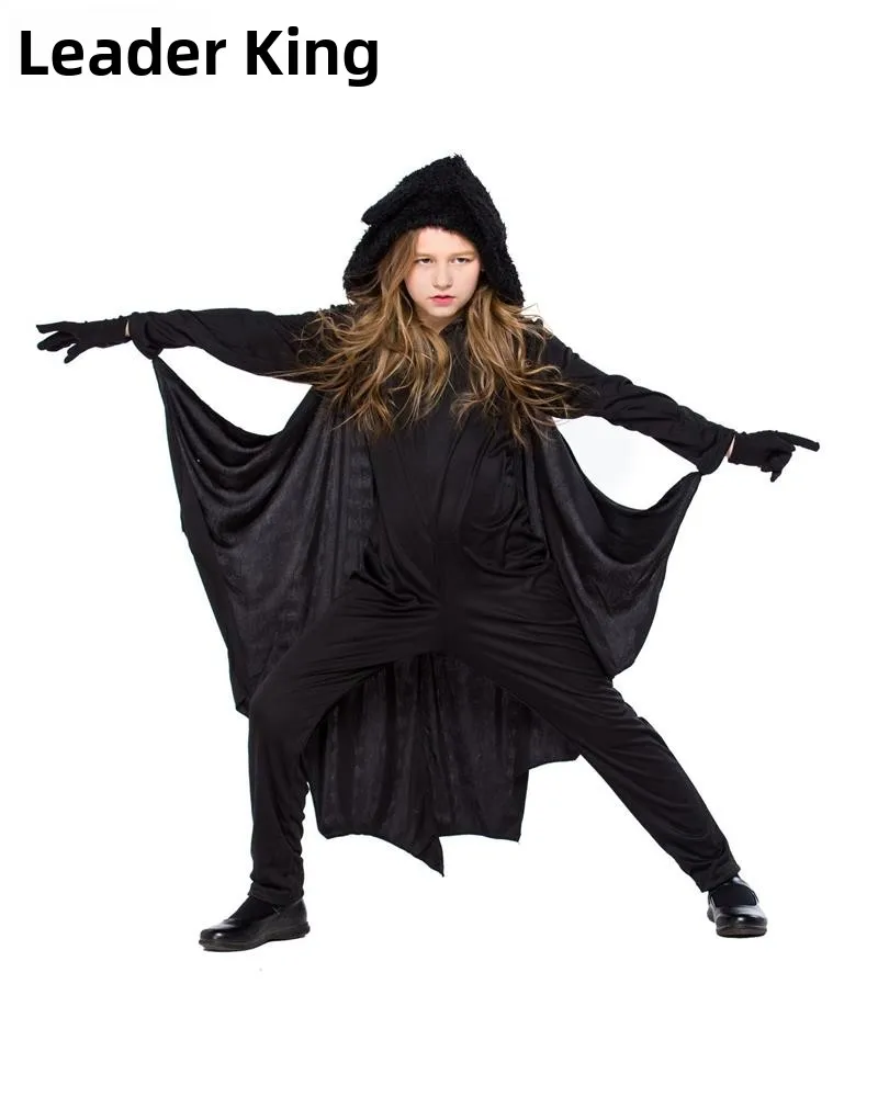 Neutral Children's Performance Suit Onesie Animal Bat Costume loween Outfit Children's Stage Performance Clothes Polyester...
