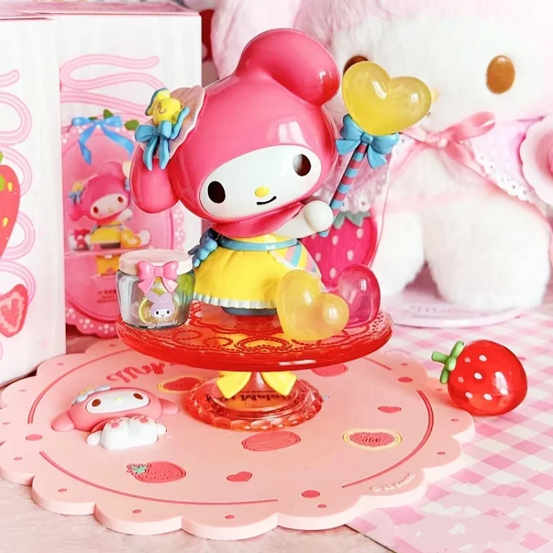 Authentiek Sanrio Melodie Afternoontea-Serie Blinde Doos Handgemaakt Speelgoed, Schattig Speelgoed, Auto-Decoraties Voor Thuis En Op Kantoor