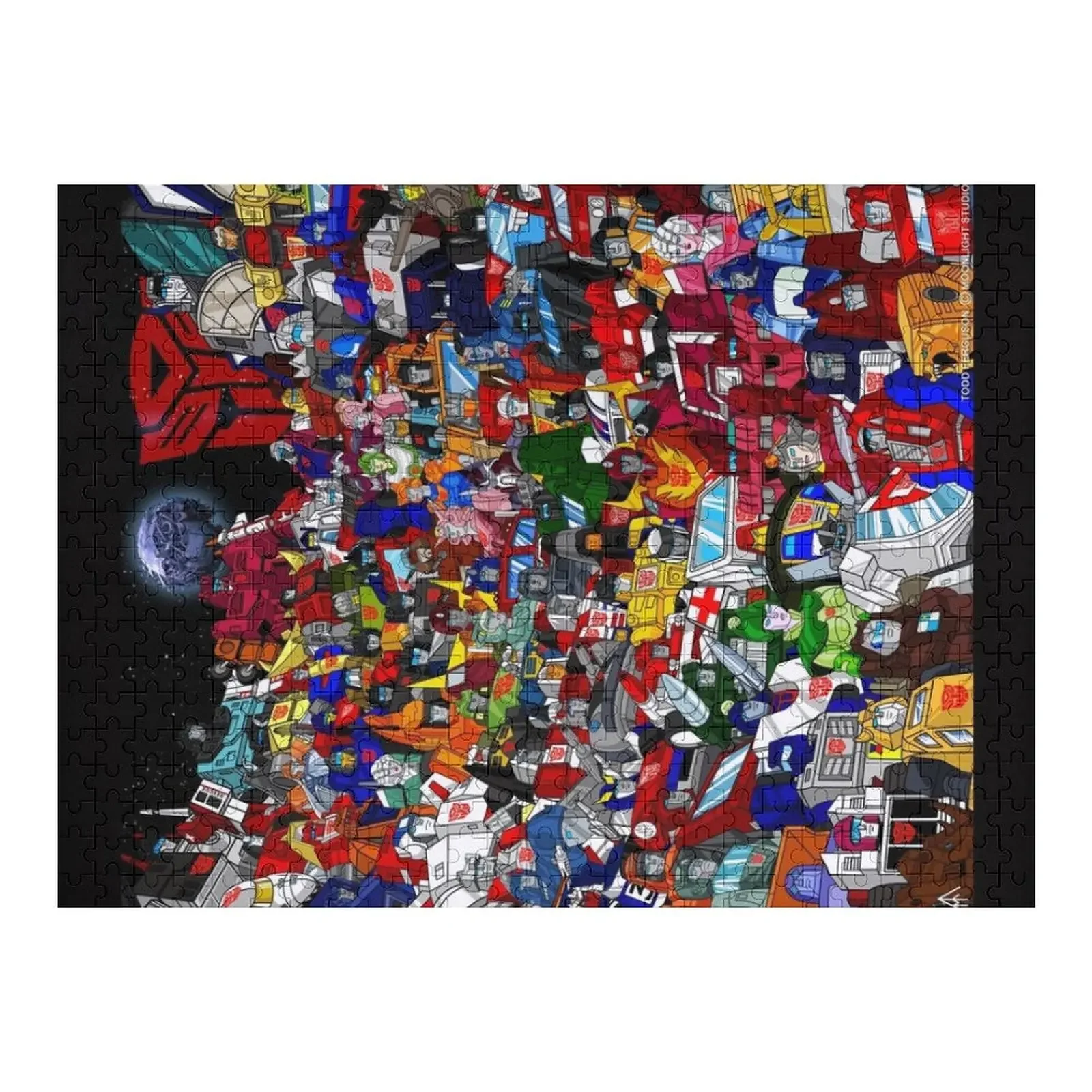 

2022 Updated G1 Autobots Poster Jigsaw Puzzle Personalized Toys Baby Wooden Personalized Gift Married Puzzle