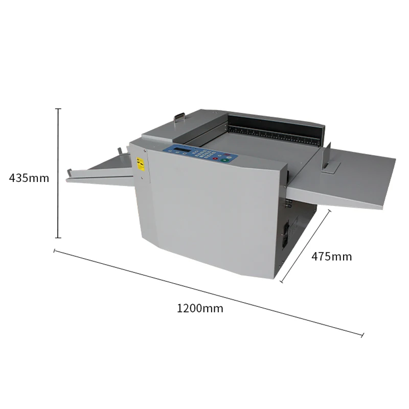 Máquina de plegado Digital automática, línea de puntos/línea sólida, aplanadora, máquina de plegado de papel, máquina de plegado eléctrico, 331