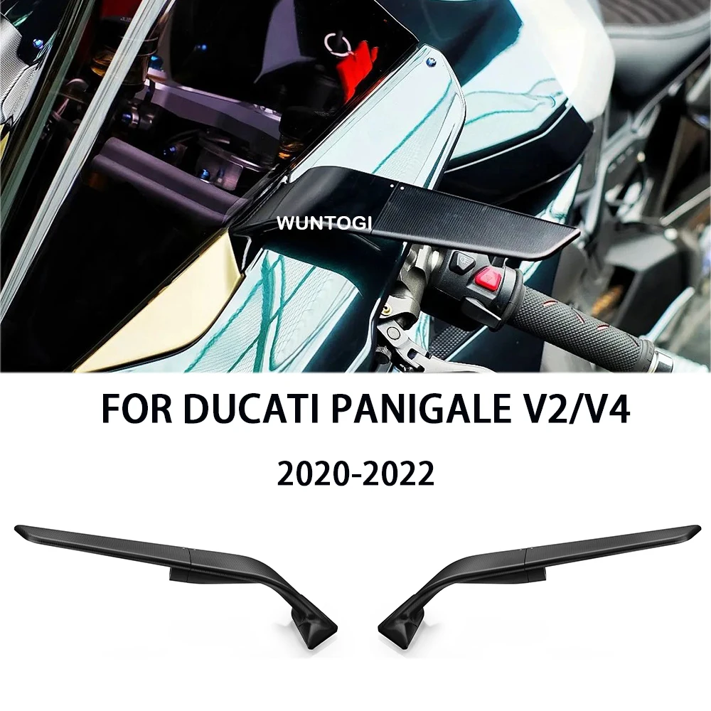 

Motorcycle Rearview Mirror For Ducati Panigale V2 955 V4 1100 Stealth Sport Winglet Mirror Kits Adjustable Stealth Mirrors 2020-