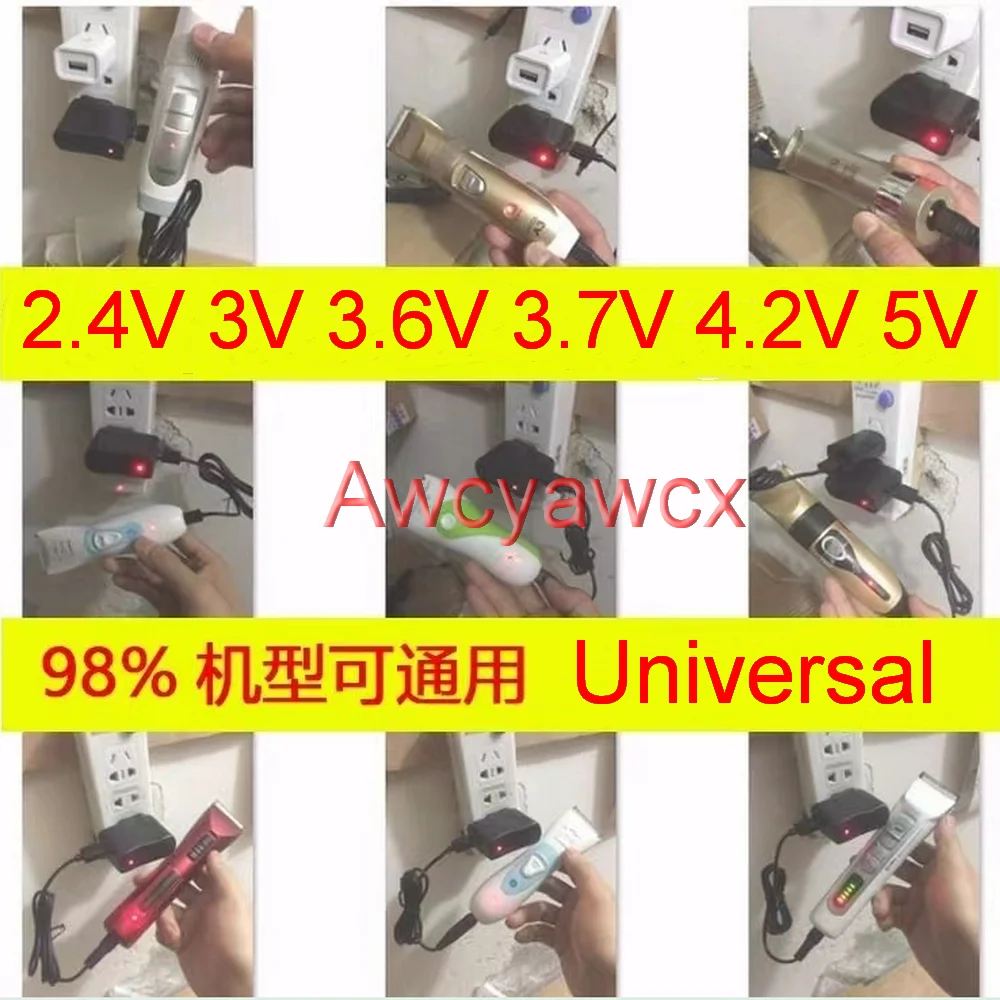 2.4 فولت-5 فولت ماكينة حلاقة كهربائية USB كابل شحن محول شاحن الطاقة Xiaomi Mijia WAHL vgr المقص الأمامي حلاقة الشعر الحلاق