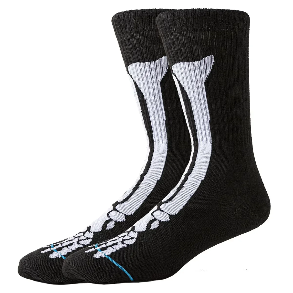 جوارب هيب هوب مصممة على طراز الشارع للرجال والنساء لكرة السلة والتزلج #2