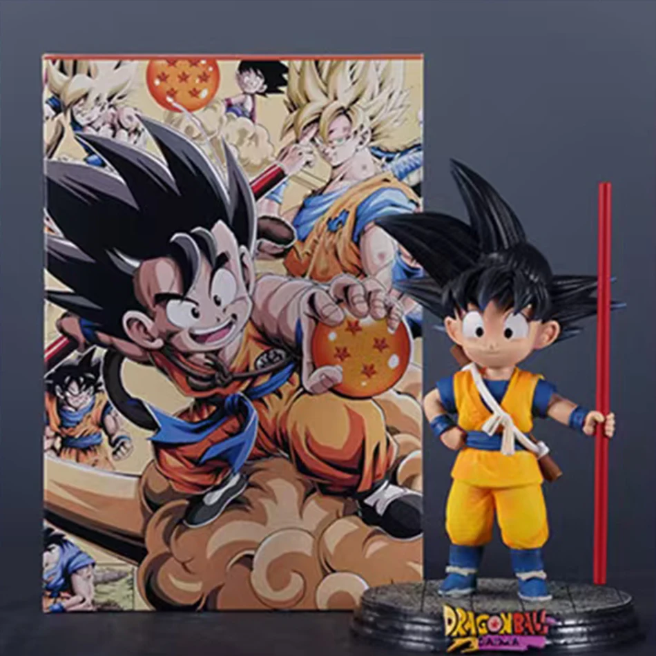 Dragon Ball Anime Figure Daima Goku Figures Super Saiyan Son Goku GK Figurine PVC Statue Collectible Model Toys Room Decoration