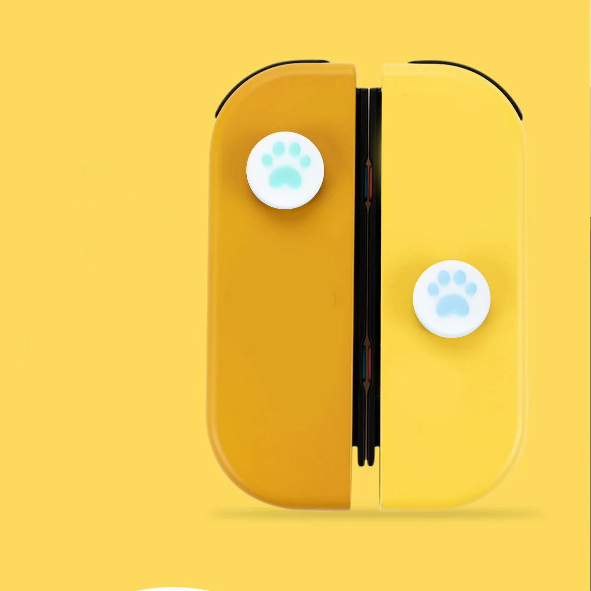 

4Pcs Silicone Joystick Protective Caps Soft Grip Button Covers Blue Green Washable Game Controller Accessories