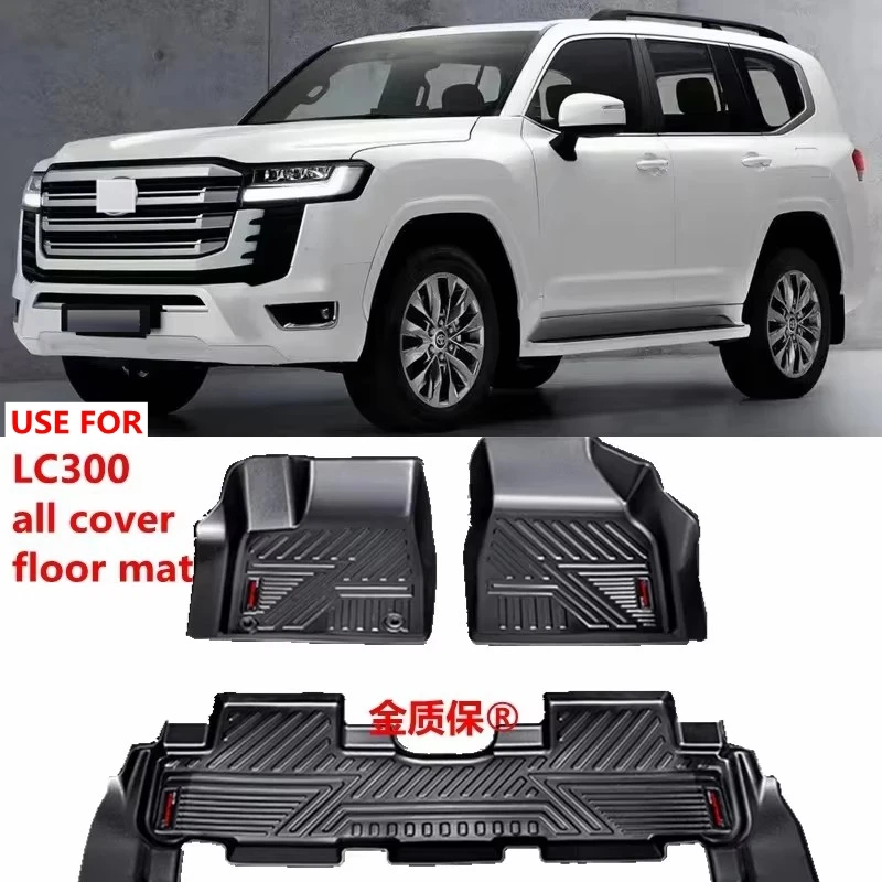 Use for TOYOTA Landcruiser LC300 car carpet LC300 Trunk mats LC300 Waterproof Durable Protection Carpet LC300 floor mat LHD