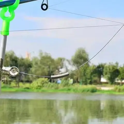 1pc sino de pesca mordida alarmes vara de pesca inoxidável mordida isca alarme carpa equipamento anti-corrosão anti-ferrugem equipamentos de pesca