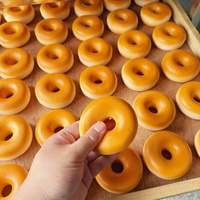 Kawaii Squishy Donut, Fake Food Stress Relievers for Anxiety Relief, Soft Cute Sensory Fidget Toys for Kids & Adults Gift