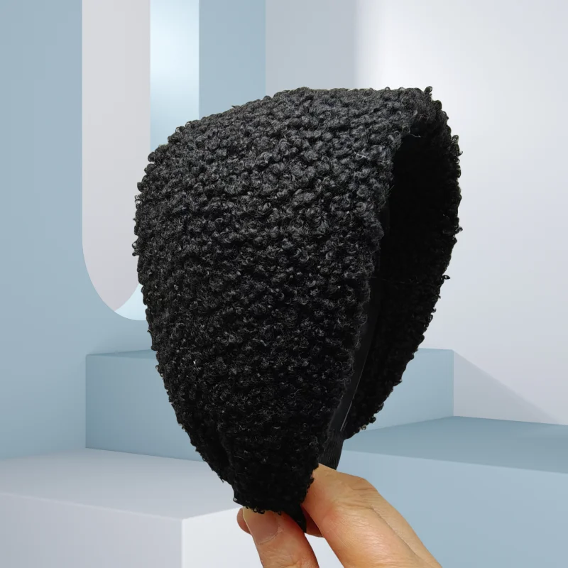 Wide Headband for Women with Plush Lining, Perfect for Keeping Hair in Place and Warm in Winter  Резинка Для Волос   Hair Bands