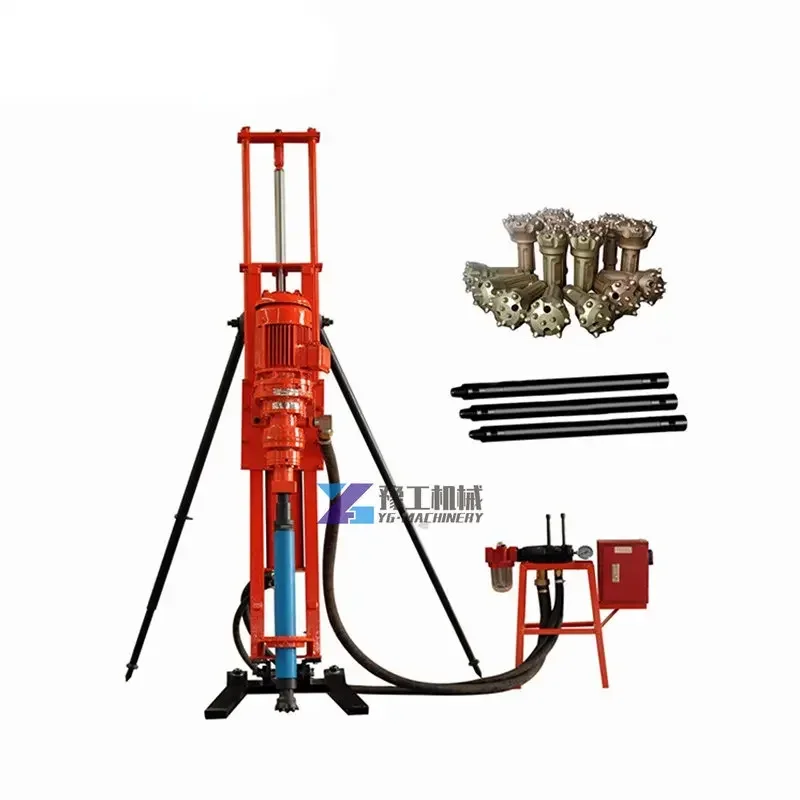 

Gold Borehole Mining Drilling Rig Machine Equipment Mining Blasting Mountain Rock Drill Rig