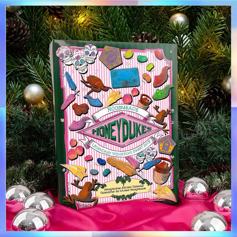 

Cinereplicas Harry Potter Advent Calendar Honeydukes Series Gift Box with Socks Christmas Tree Ornament New Year Gift for Kids