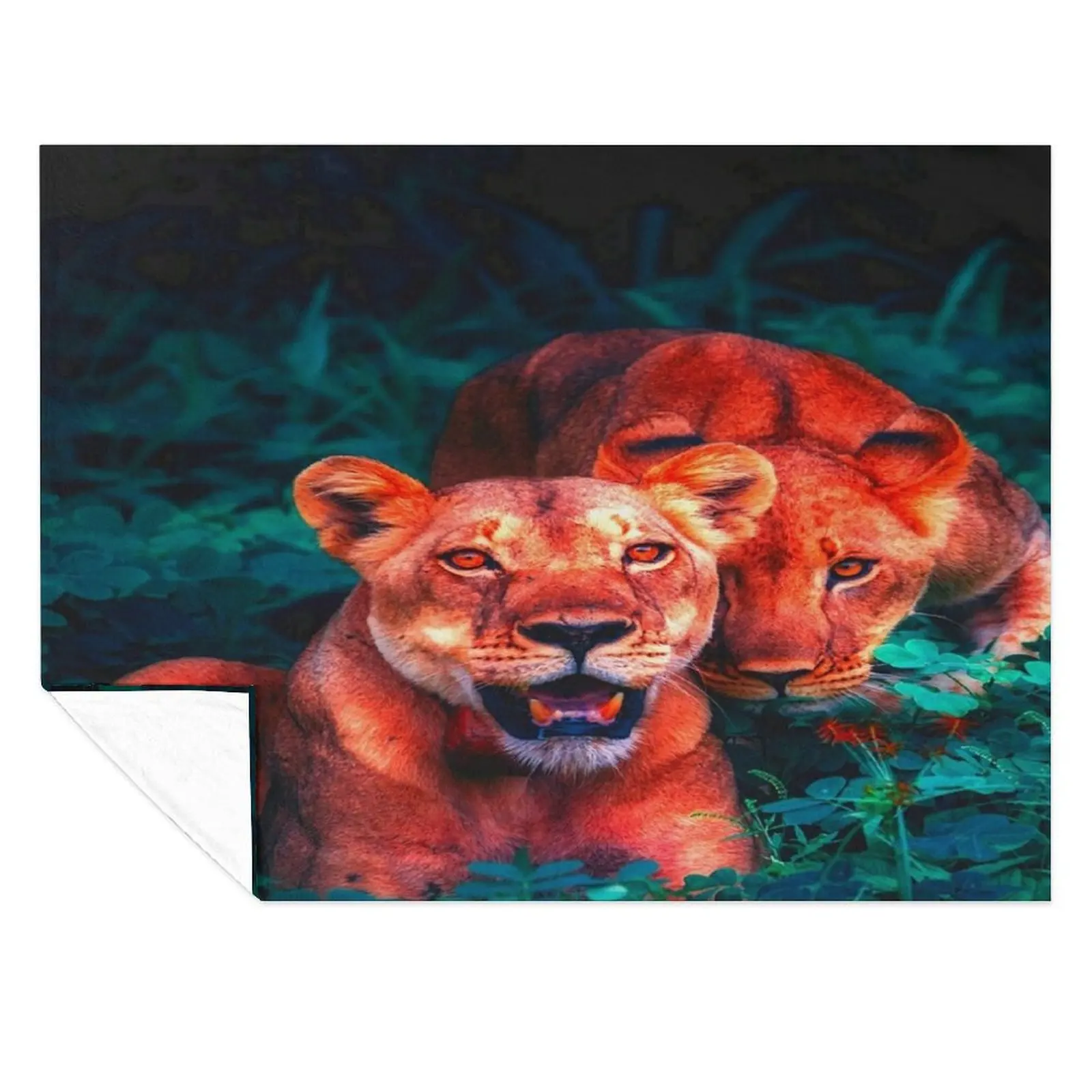 

Lioness - The Queen by Cold Wild Throw Blanket Luxury Throw Moving Sofa Throw Blankets