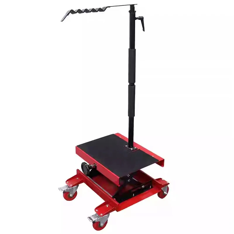 

Door disassembly and assembly mobile platform, door disassembly and assembly bracket tool, door bracket sheet metal dent repair