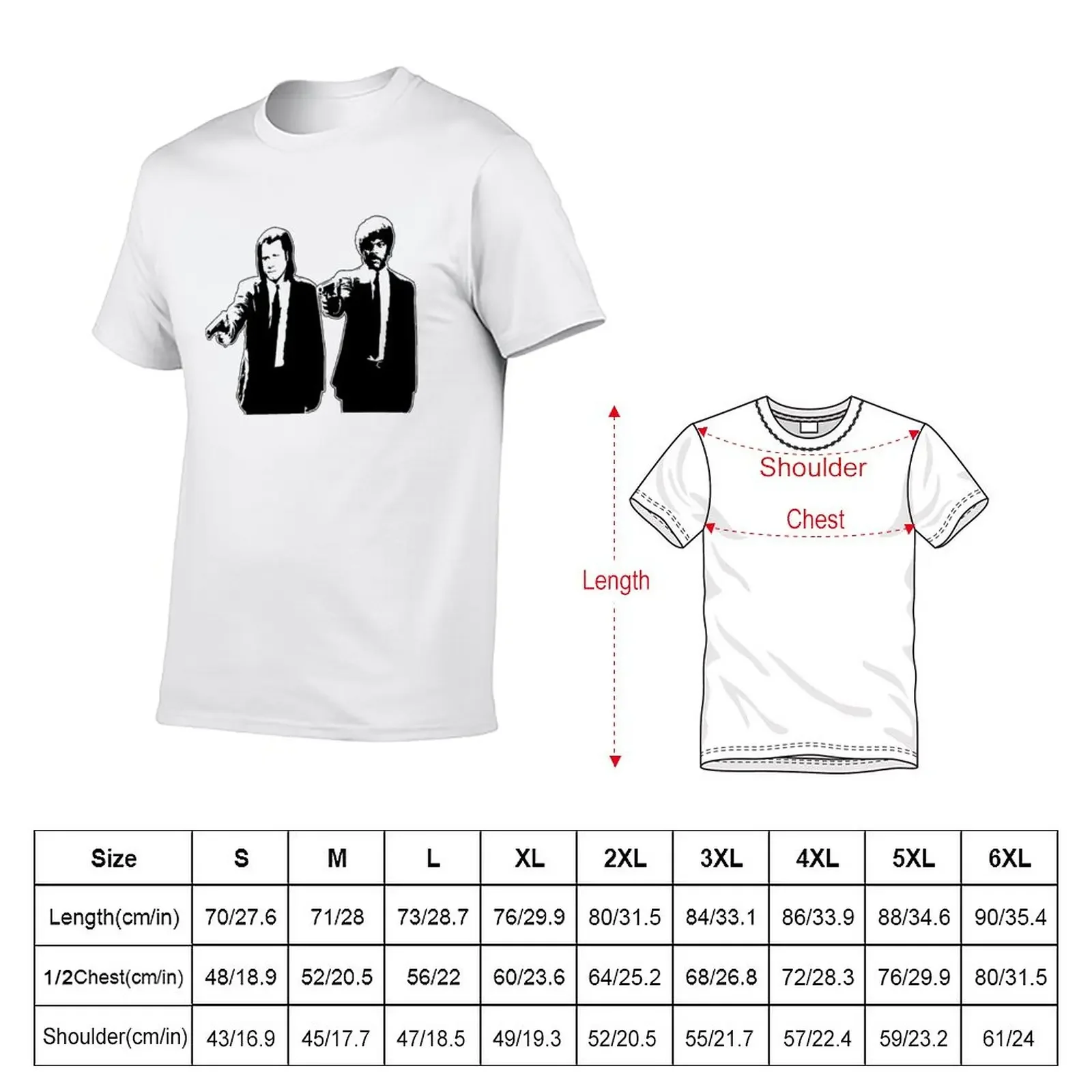 New pulp fiction shoot T-Shirt graphic t shirts new edition t shirt t shirt man funny shirt T-shirt men