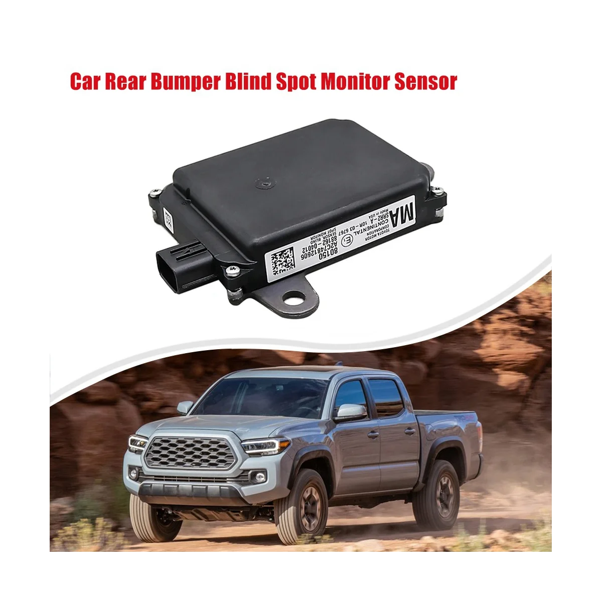 

Car Rear Bumper Blind Spot Monitor Sensor for Toyota Tacoma 2016-2020