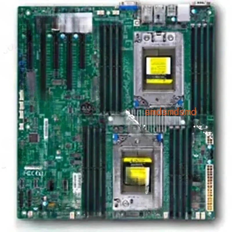 H11DSI REV2.0 FOR Motherboards Dual EPYC 7001/7002 Series Processor PCL-E 3.0 Suppor 16-lots DDR4-3200MHZ 100% Tested