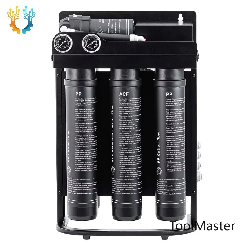 

[2026]Quick Installation 800GPD Compact Reverse Osmosis 5-Stage Filtration Water Filter System Home Hotel Use Electric Under-Sin