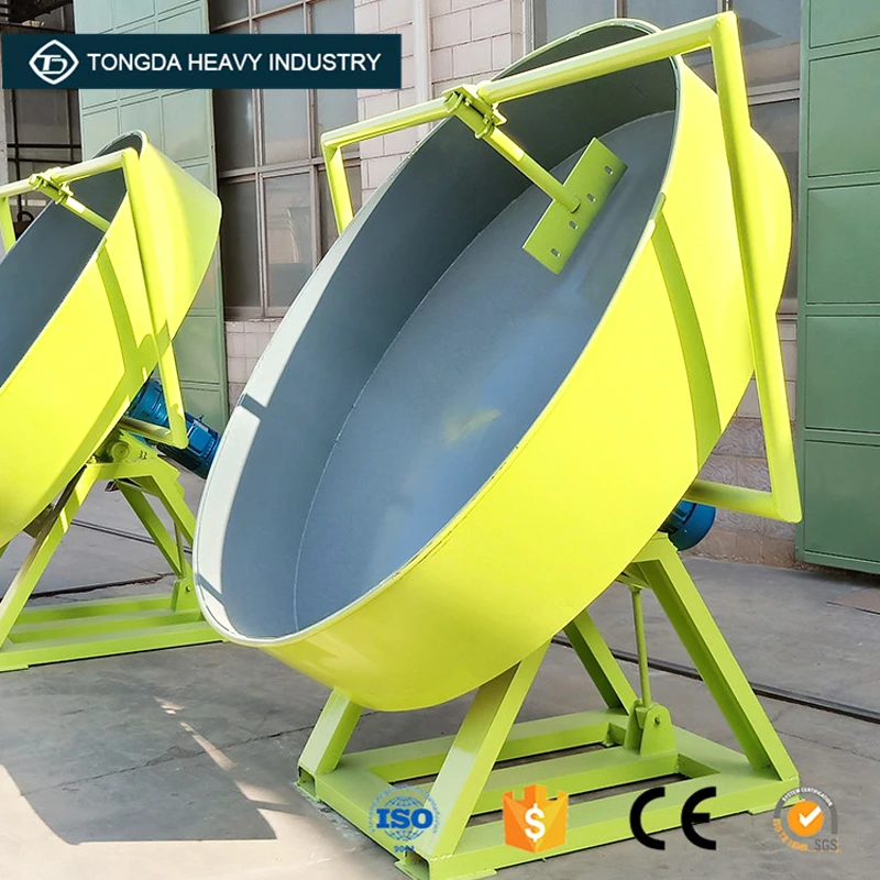 Disk Granulating Fertilizer Machine Chicken Manure Fertilizer Making Machine Disc Pelletizer Disc Granulator