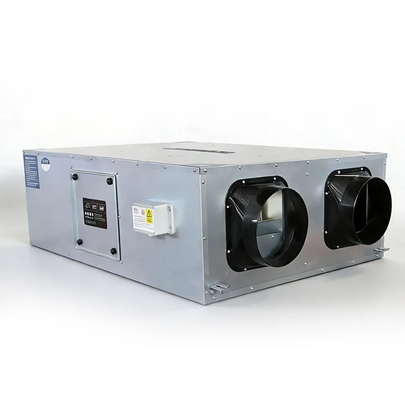 Commercial full heat exchanger single two-way flow fresh air system fresh fan to send exhaust integrated fresh air ventilator