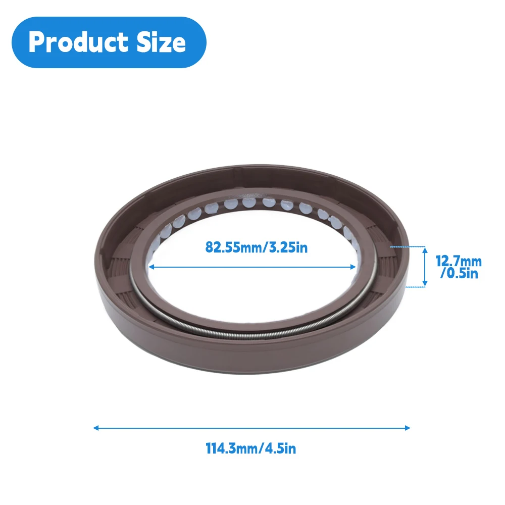 PV540 Servo Pump Part 32455 Oil Seals 82.55x114.3x12.7mm FKM Rubber - DMHUI Radial Shaft VTCN Type Seal Ring 3.25