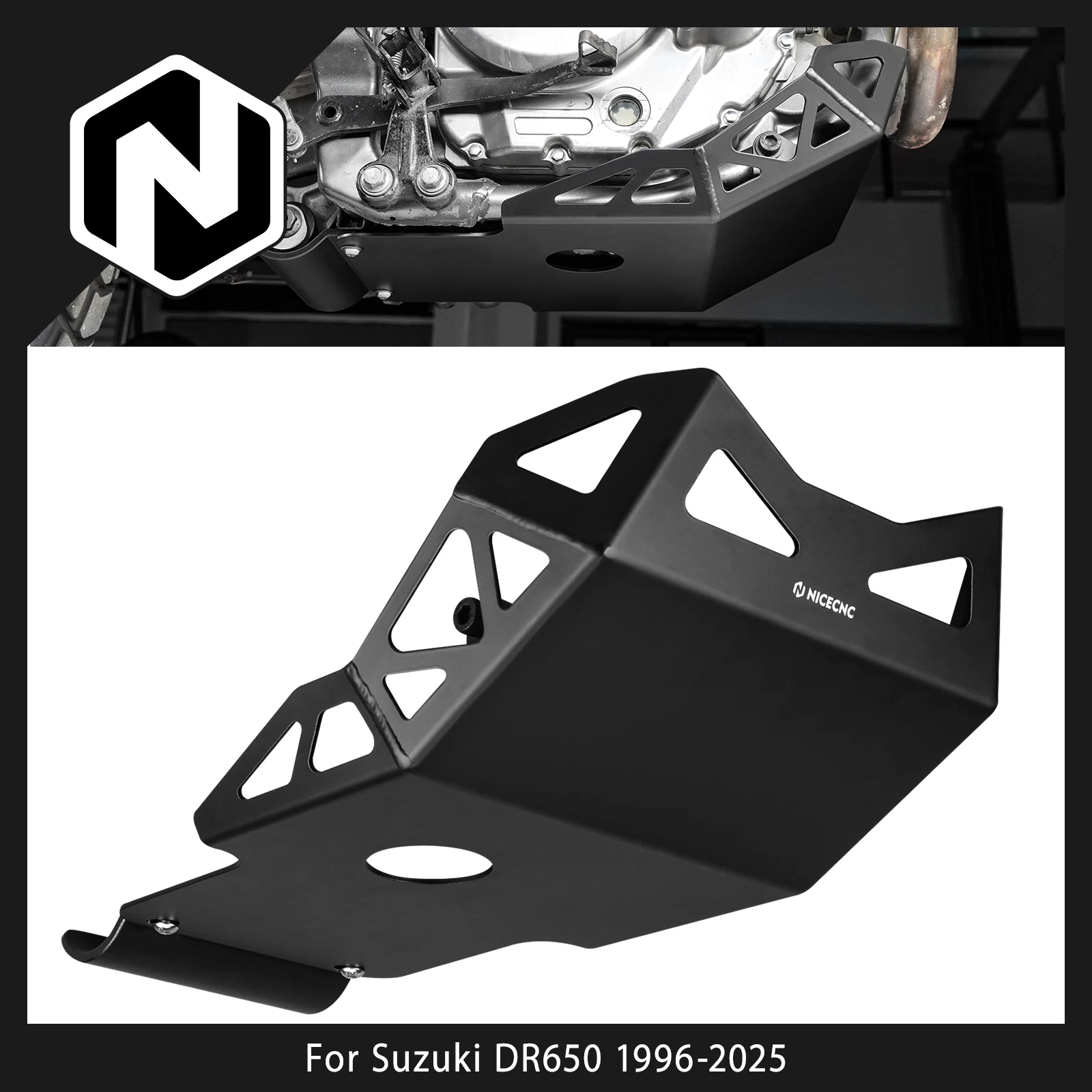 

Skid Plate Engine Protection For Suzuki DR650 1996-2025 2024 DR650 S/SE DR 650 S DR 650 SE 2025 2024 2023 2022 2021 2020
