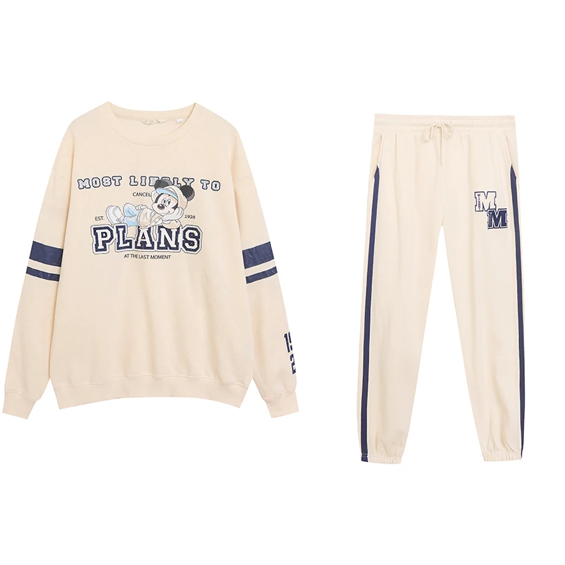 

Теплая флисовая толстовка с круглым вырезом, мультяшным аниме-принтом и боковыми карманами, женская модная повседневная уличная одежда